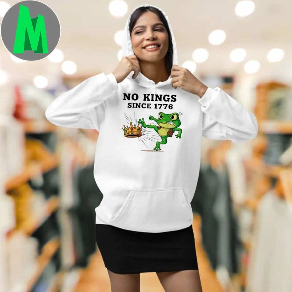 No Kings Since 1776 Frog Protest Shirt