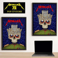 Metallica May 13, 2026 Bucharest, Romania Arena Nationala Poster The Palace of Skulls Art By Matei Apostolescu Poster Canvas