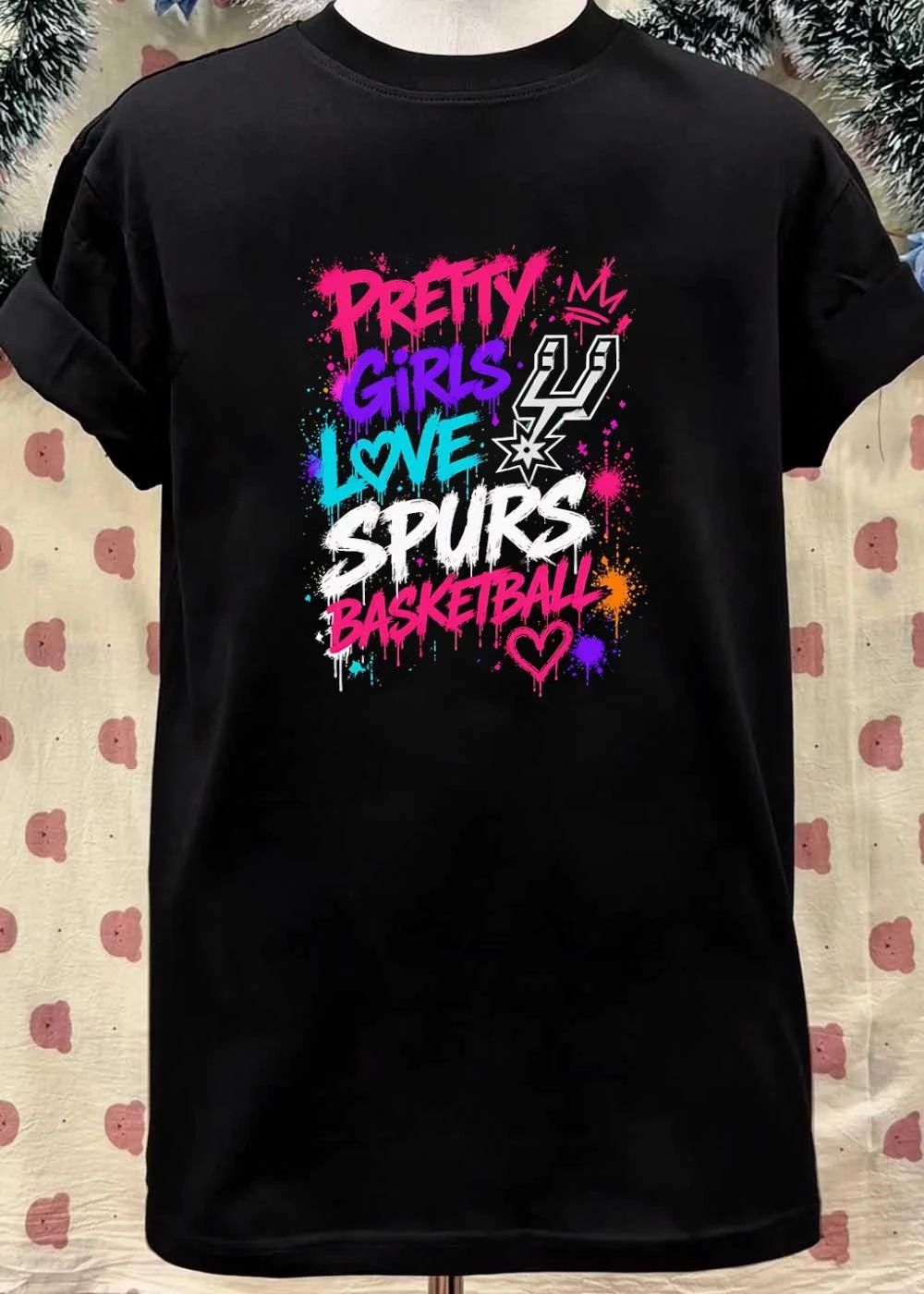 Pretty Girls Love Spurs Basketball San Antonio Spurs T-Shirt