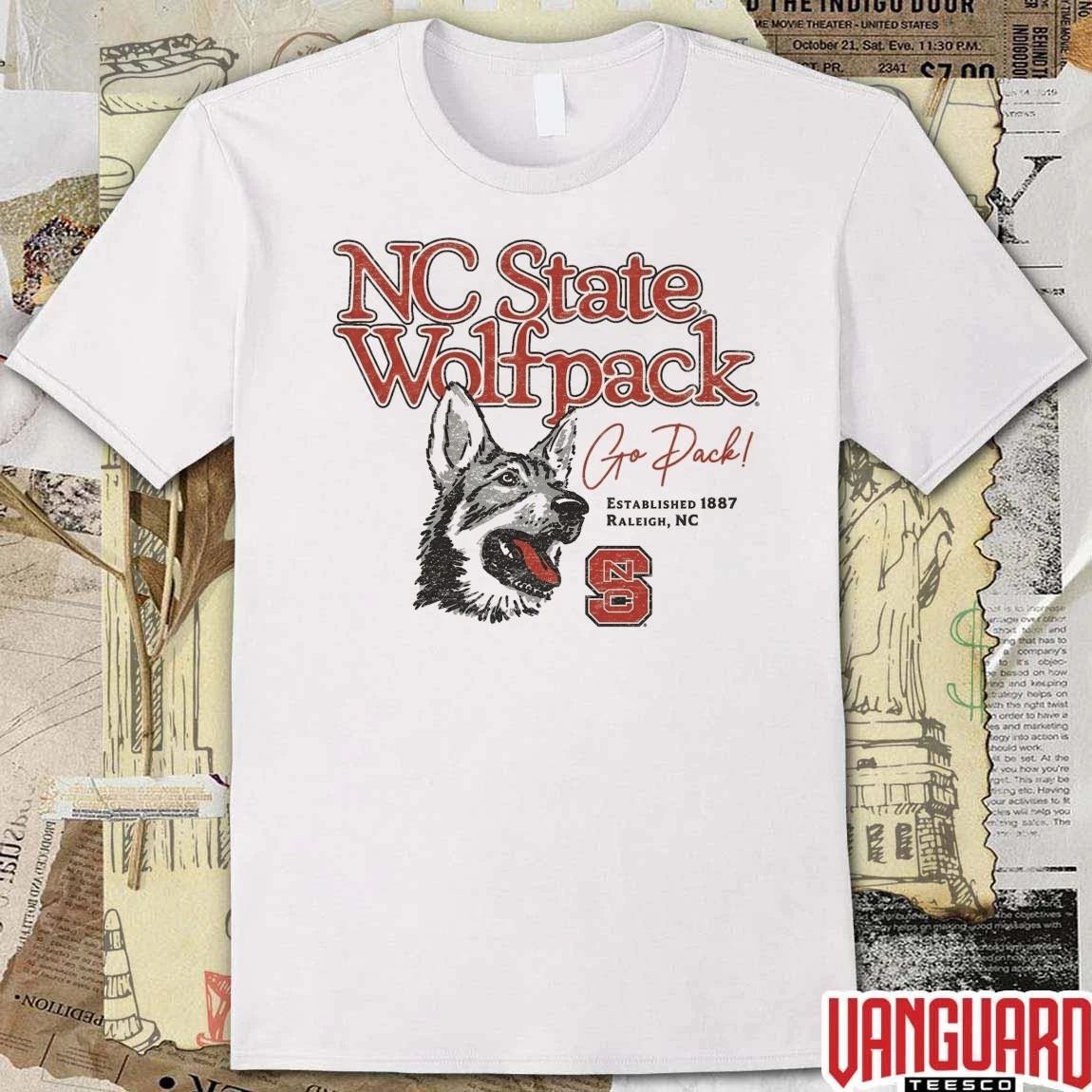 NC State Wolfpack Go Pack Raleigh NC Distressed Wolfpack t-shirt