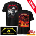 Metallica Bologna 2026 Concert Graphic T-Shirt