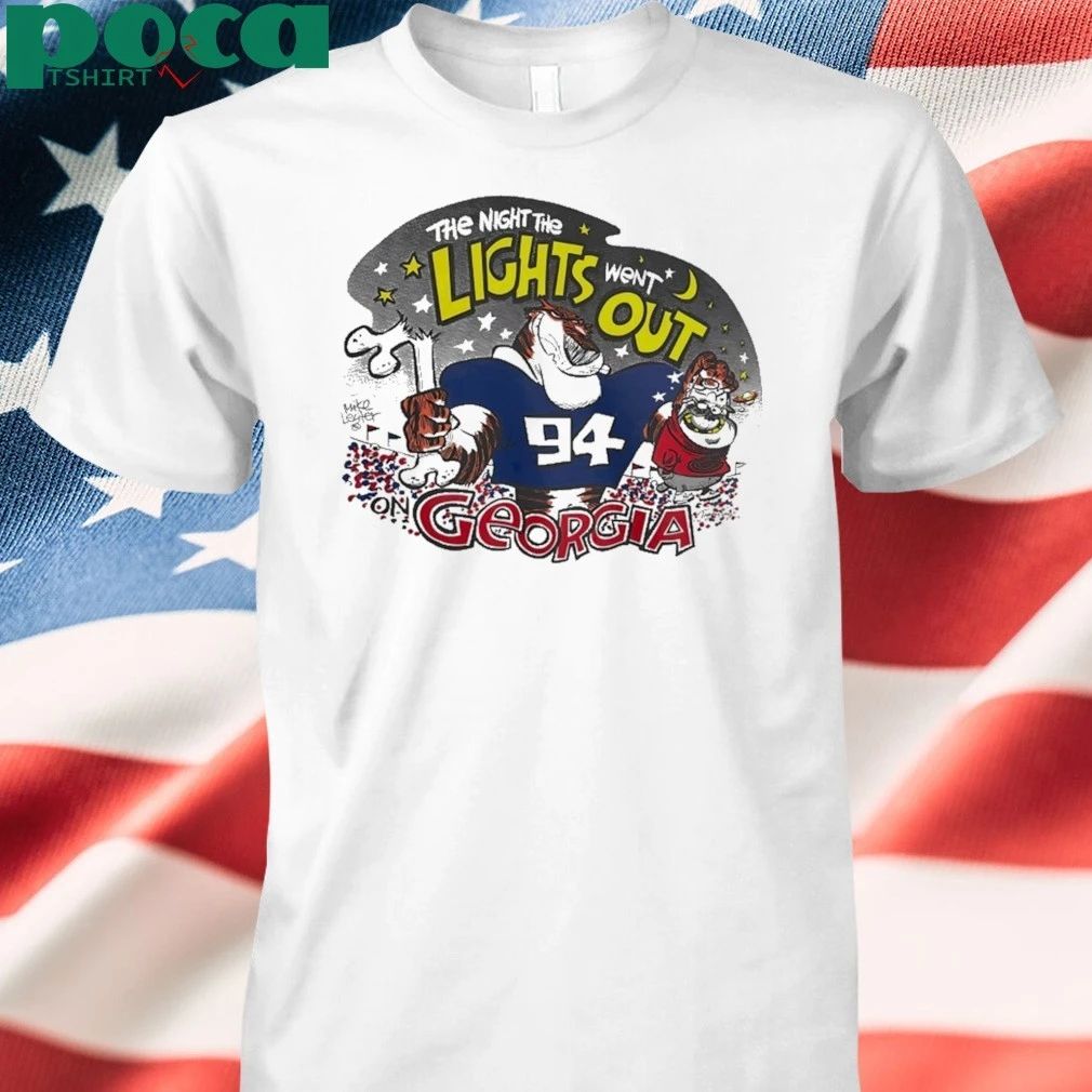 Auburn Tigers The Night The Lights Went Out Georgia Shirt