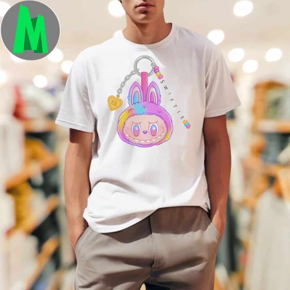 Labubu face swiftie gradient keychain Shirt