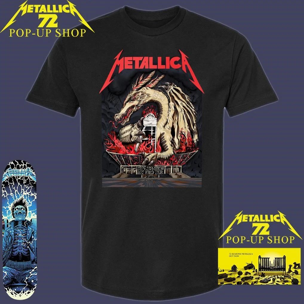 Metallica M72 Chorzow Pop-Up Shop At Stadion Śląski created by Karol Banach T-Shirt