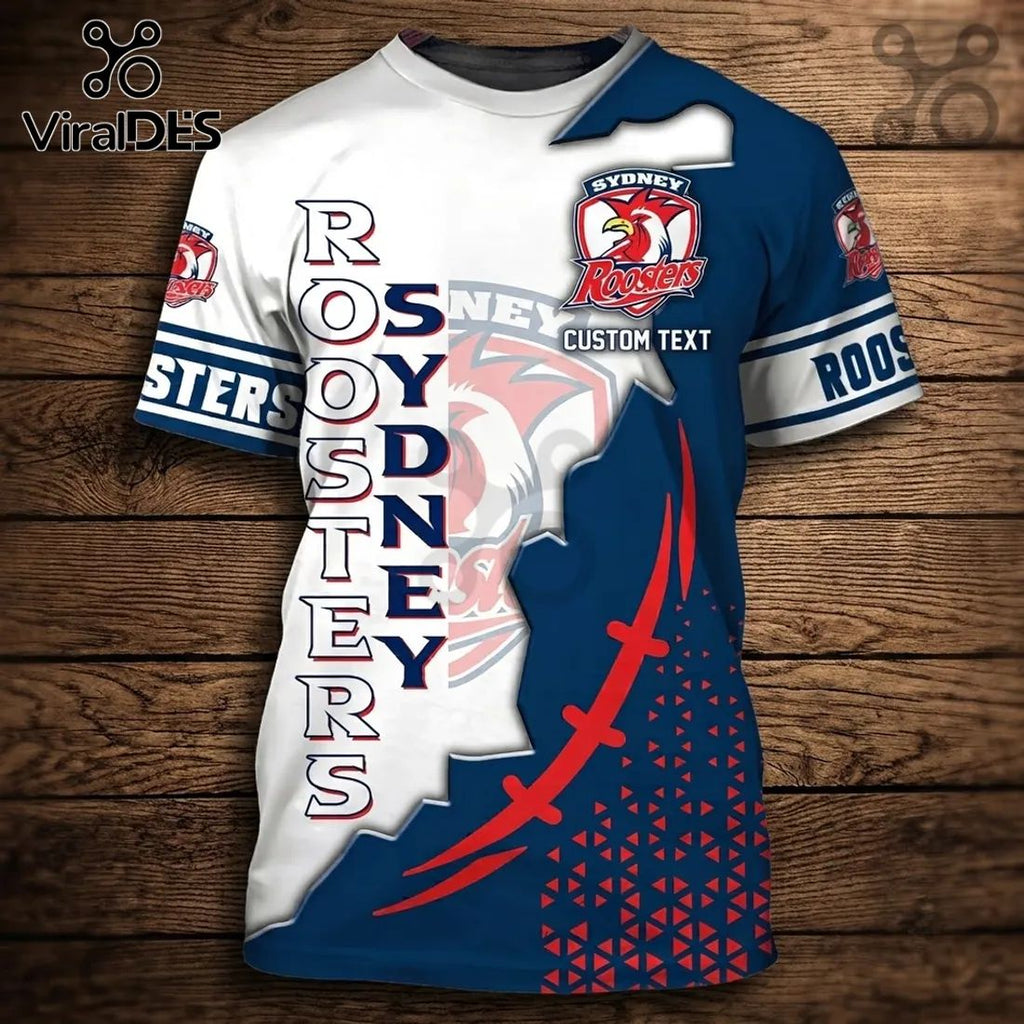 Sydney Roosters NRL Navy White Shirt