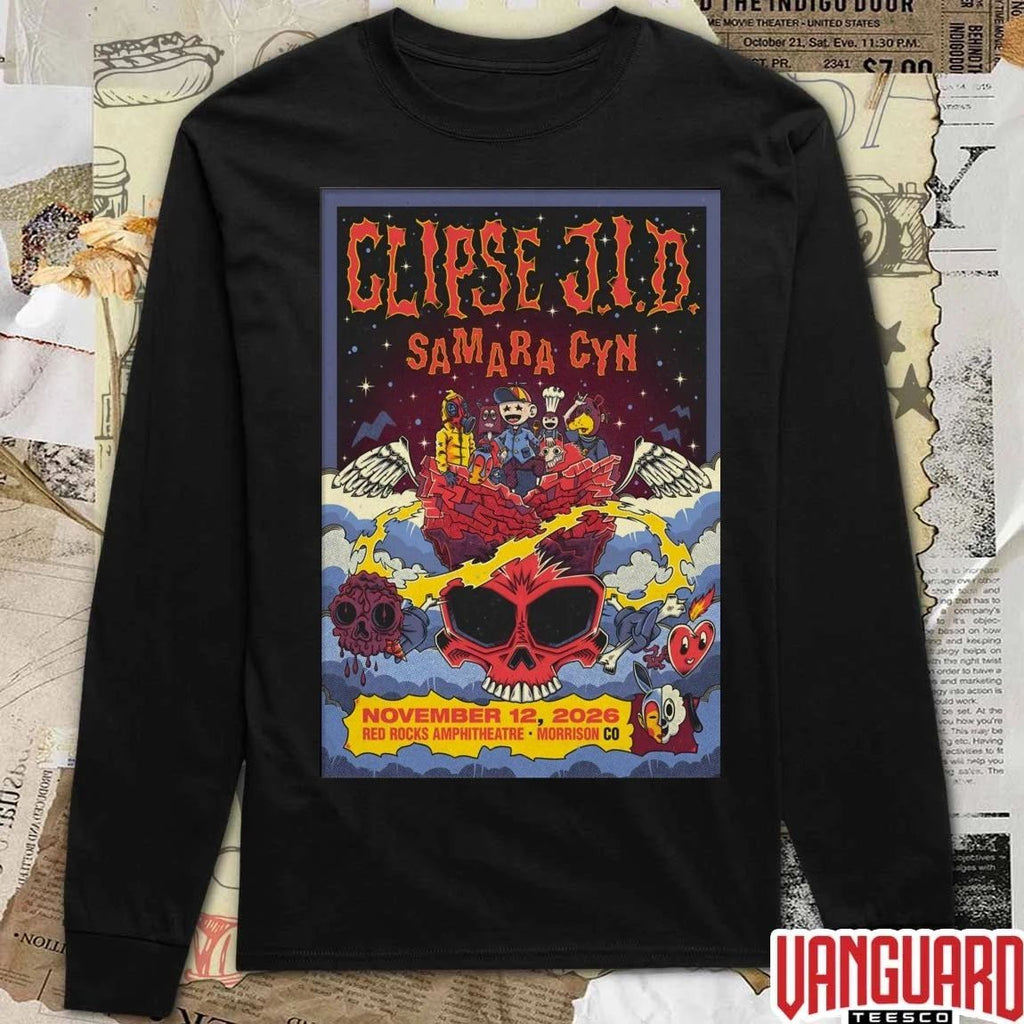 Clipse and J.I.D Red Rocks In Morrison CO November 12 2026 Poster t-shirt