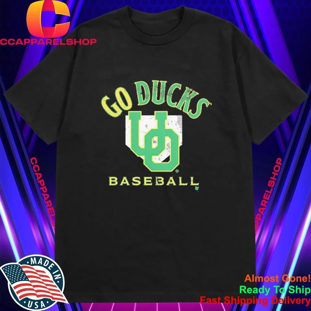Oregon Baseball Home Plate Shirt