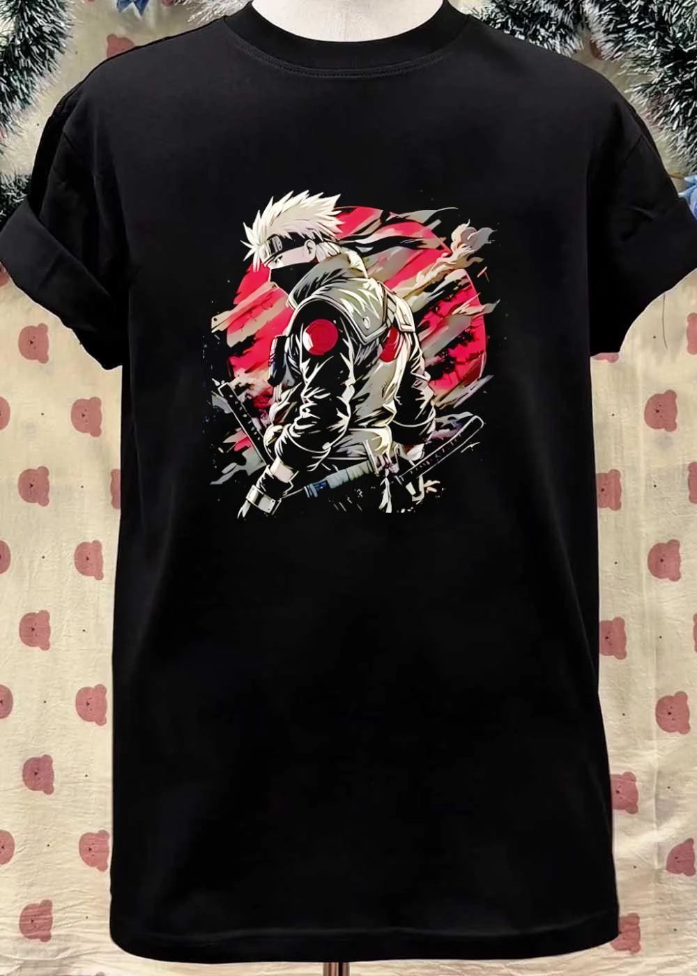 Kakashi Hatake Anime Ninja Warrior Konoha Village T-Shirt