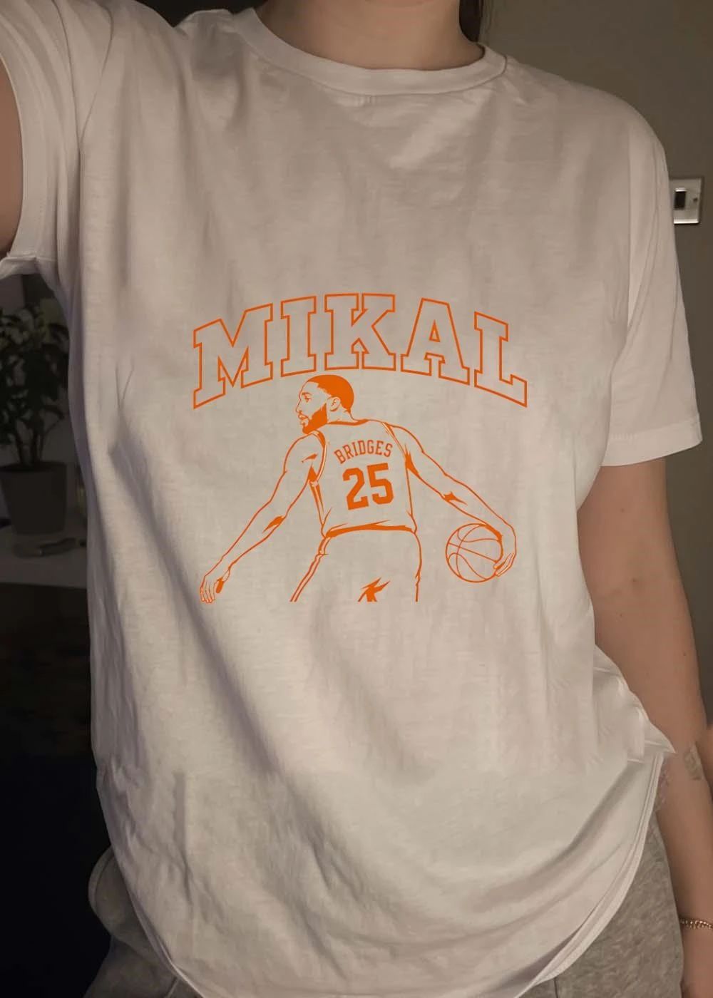 Mikal Bridges 25 NBA Basketball Two-Way Force 2026 Season Hype Shirt