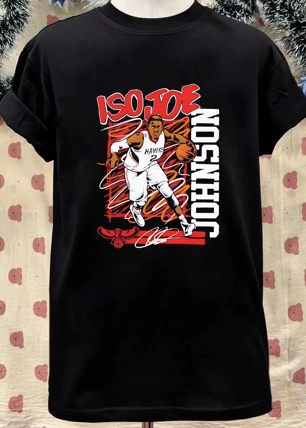 Homage Hawks Joe Johnson shirt