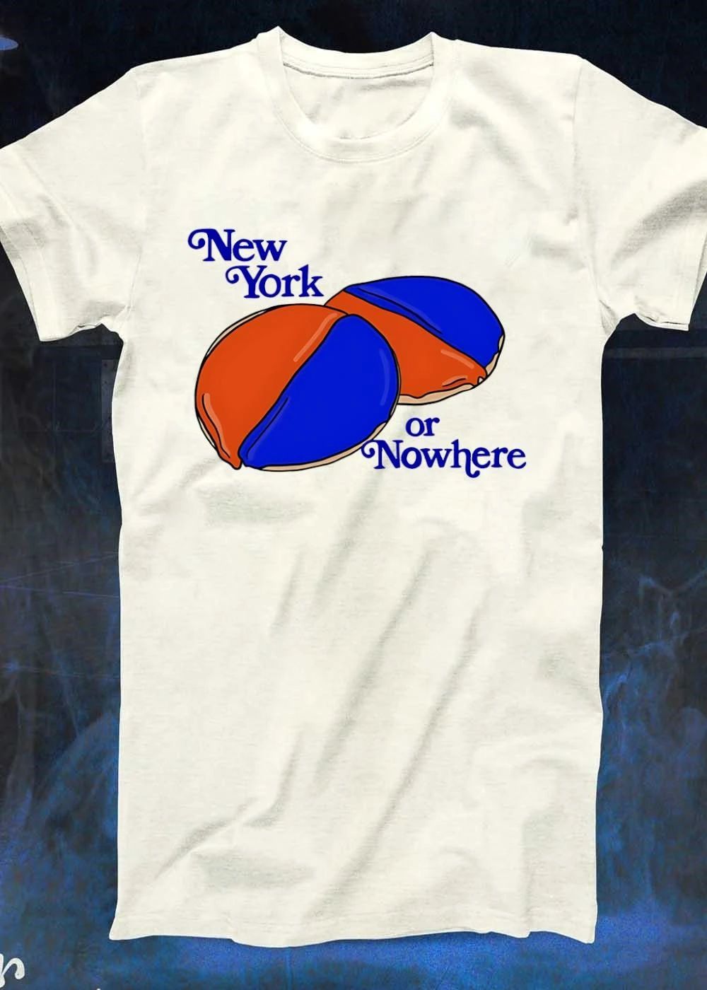 NY Knick Bakery Half and Half Cookie New York or Nowhere T-Shirt