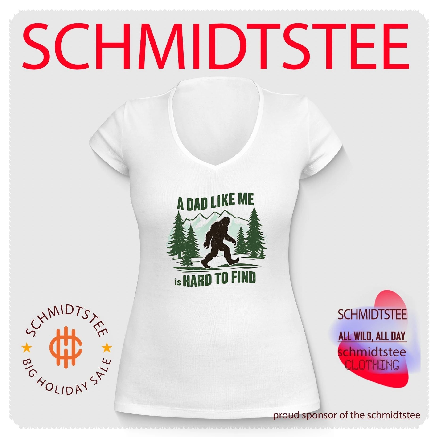 A Dad Like Me Is Hard to Find Bigfoot Sasquatch shirt