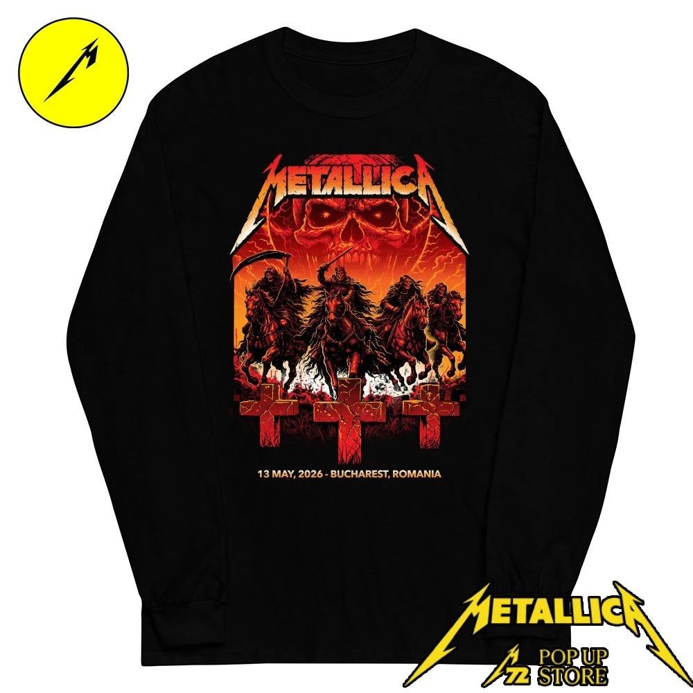 Metallica M72 Bucharest Romania Pop-Up Shop Shirt