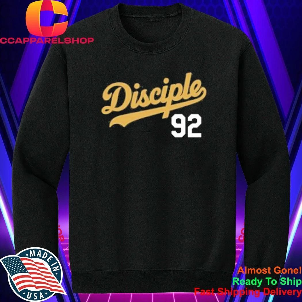 Disciple 92 Baseball Script Shirt