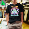 Stay Delusional Frog & Mushrooms Psychedelic Shirt