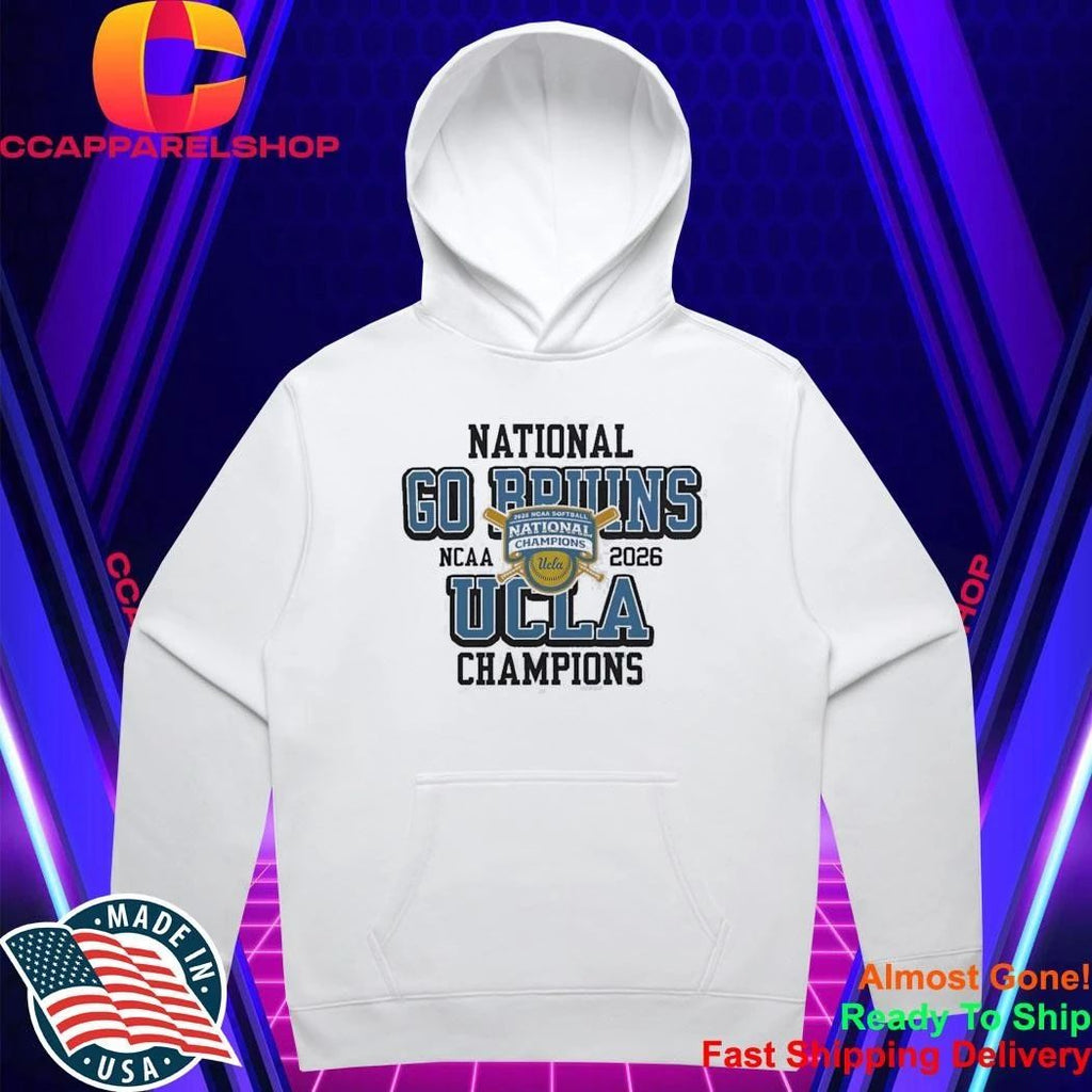 UCLA Bruins Go Bruins NCAA National Champions Softball 2026 Shirt