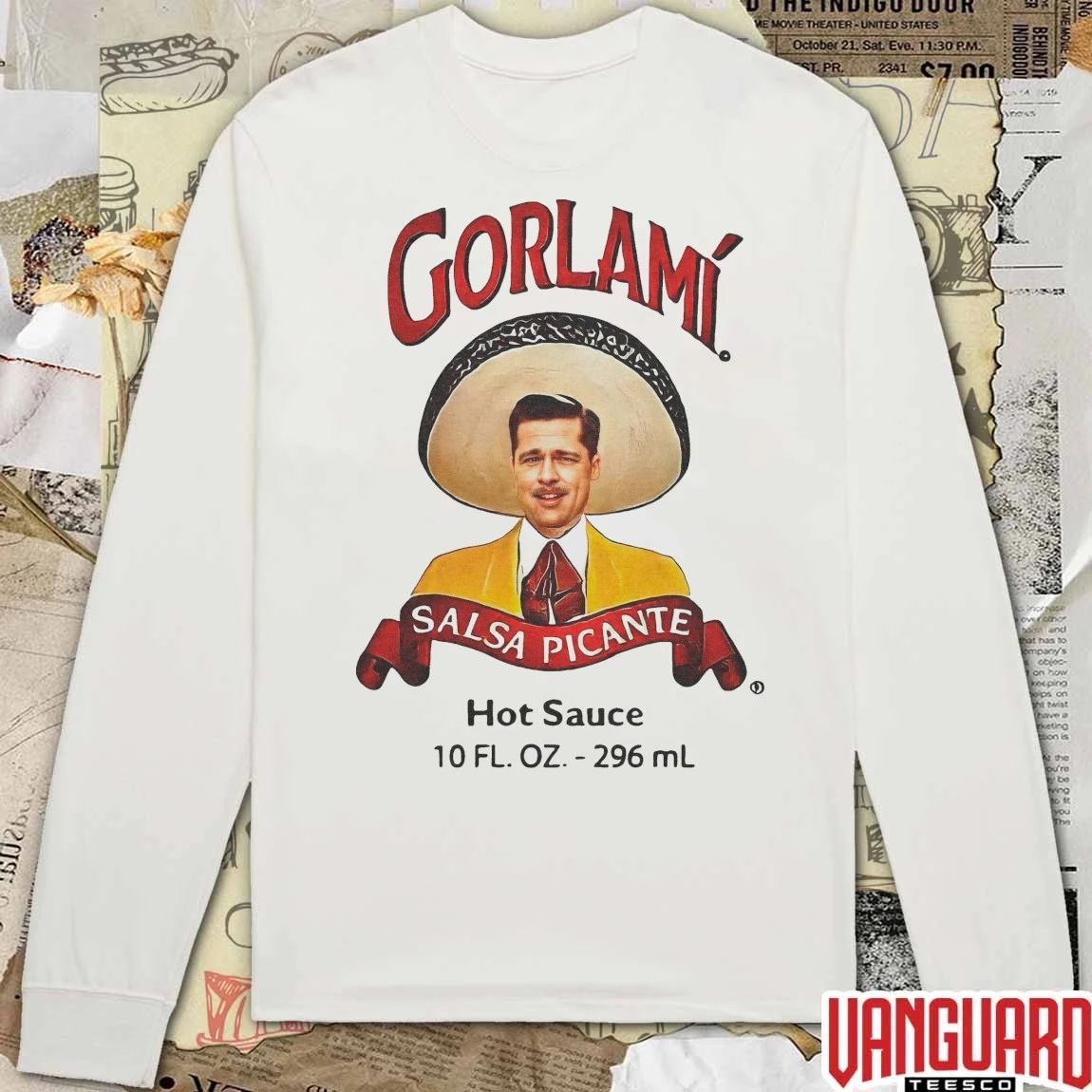 2026 Gorlami Salsa Picante Hot Sauce Inglourious Basterds t-shirt