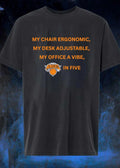 Knicks Fan Office Vibes Ergonomic Adjustable Shirt