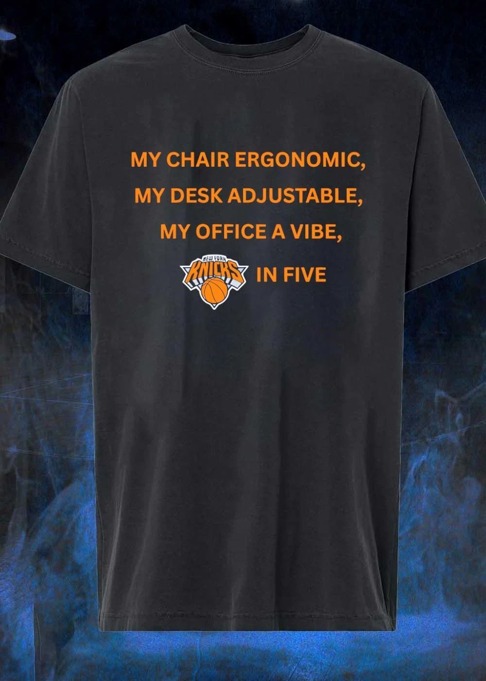Knicks Fan Office Vibes Ergonomic Adjustable Shirt
