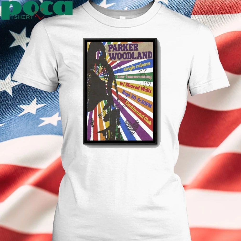 Parker Woodland Sept 30 2025 Continental Club Austin TX Poster shirt