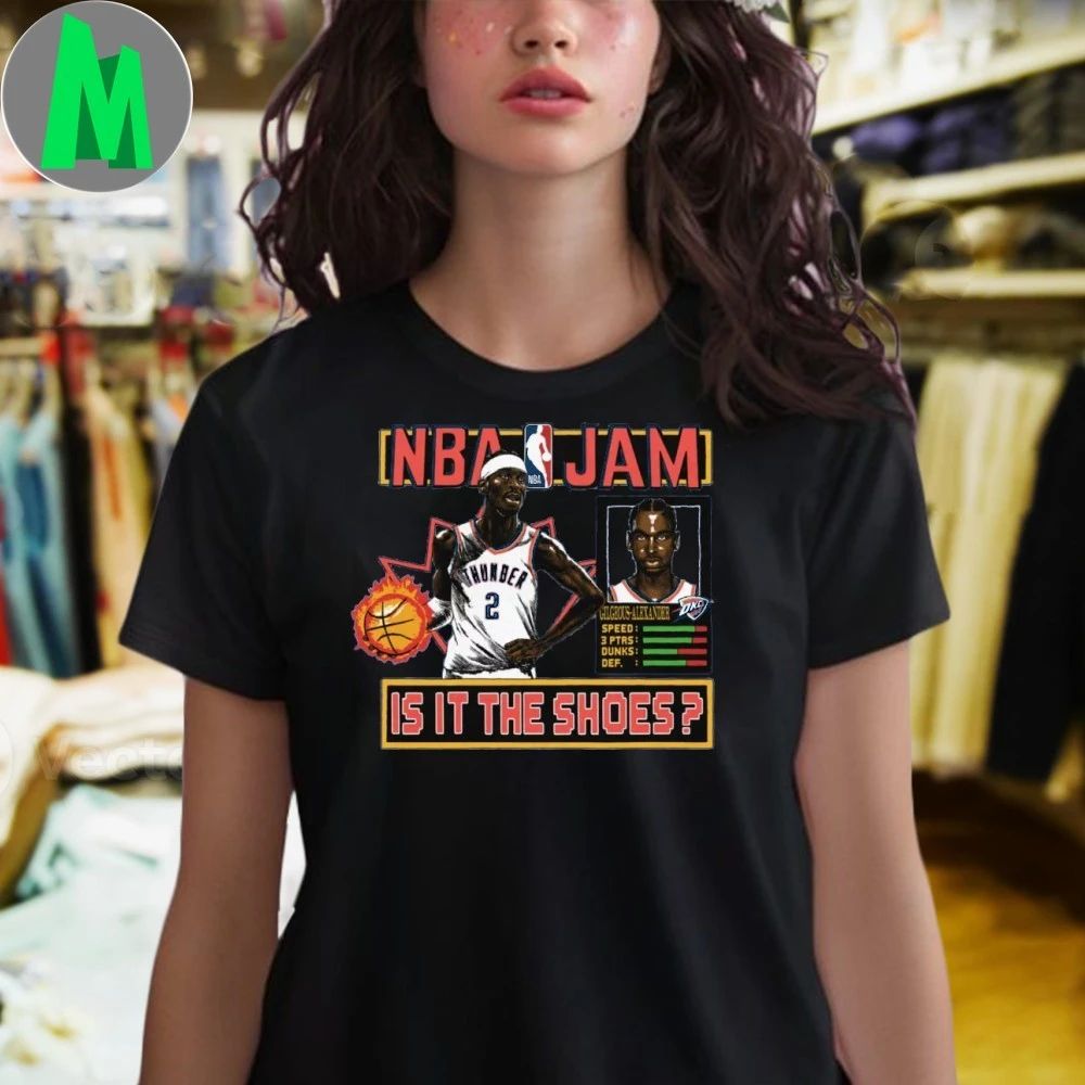 Oklahoma City Thunder Shai Gilgeous-Alexander #2 NBA Jam Shirt