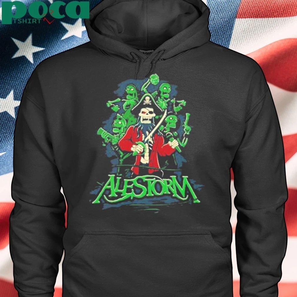 Alestorm Killed to Death By Piracy Thunderfisting America 2025 Tour T-Shirt