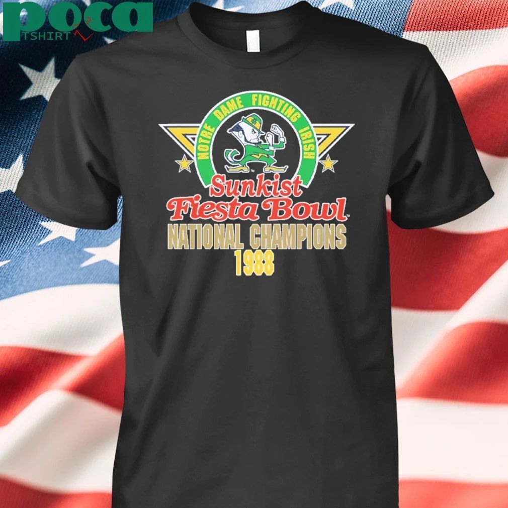 1988 Notre Dame Sunkist Fiesta Bowl Shirt
