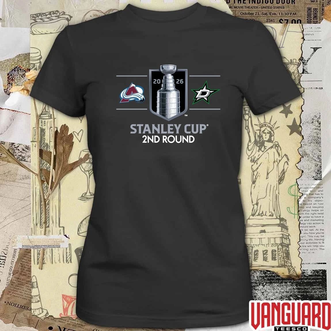 Original Colorado Avalanche vs Dallas Stars 2026 NHL Stanley Cup 2ND Round t-shirt