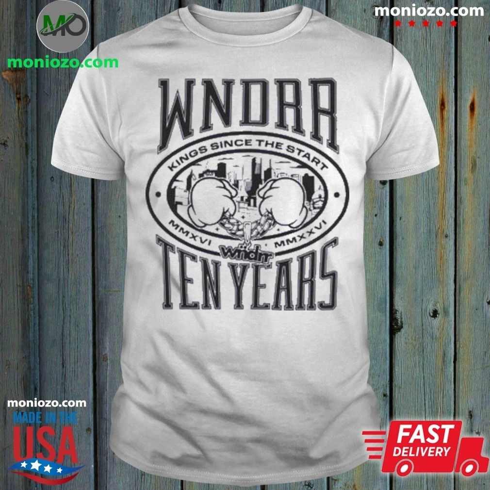 Original Wndrr Merch Store Decade Box Fit Shirt