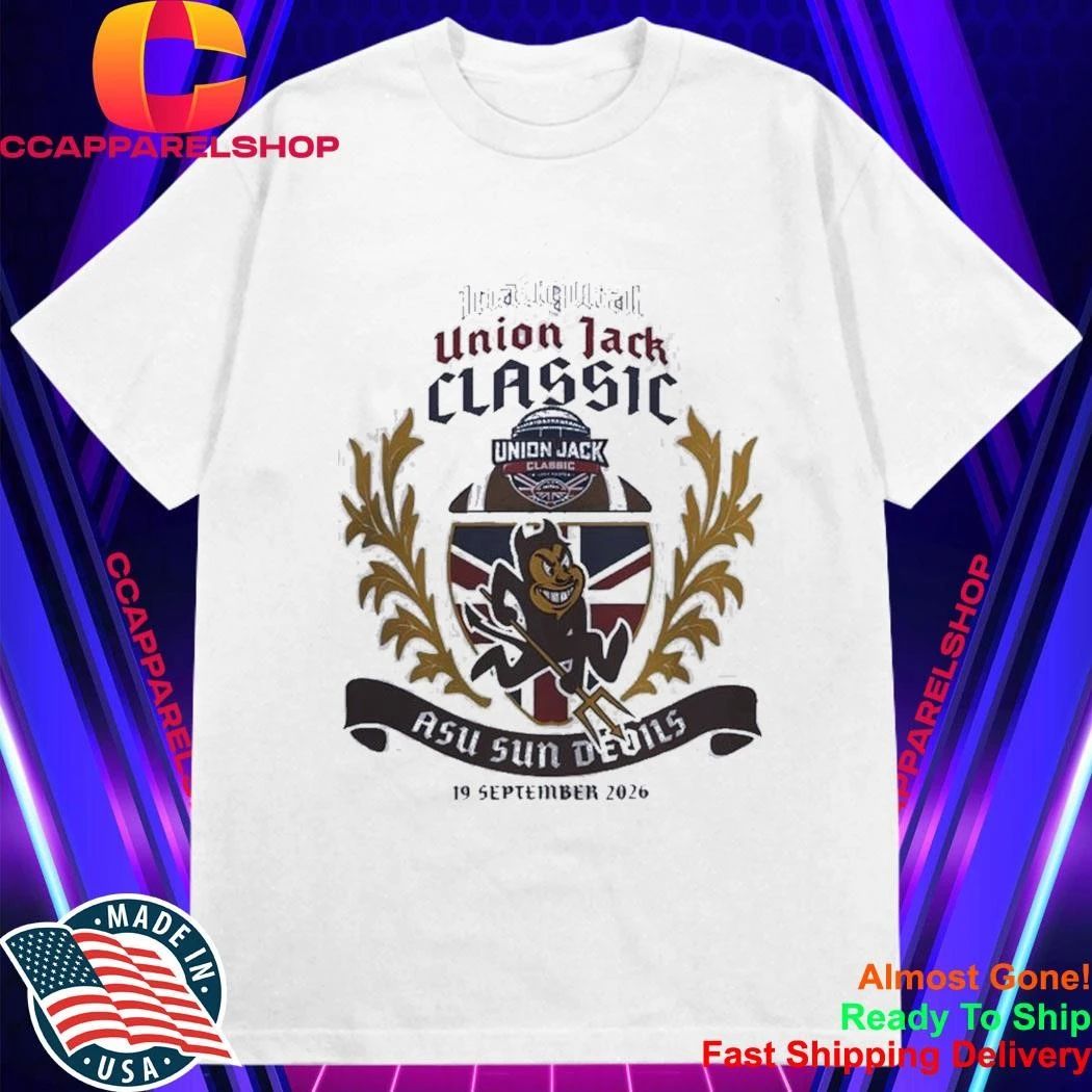 Arizona State Sun Devils Inaugural Union Jack Classic London 2026 football Shirt