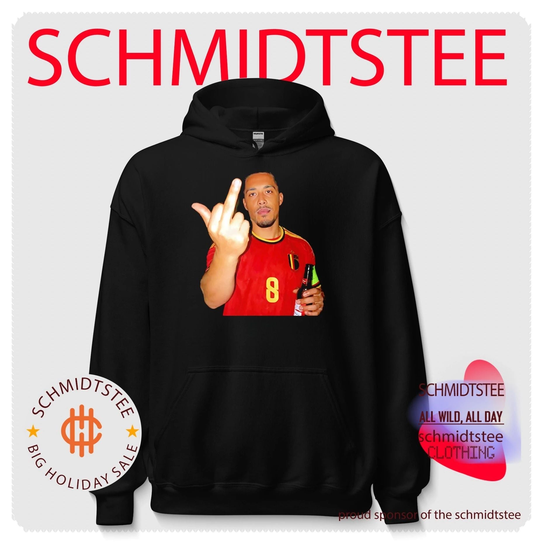 Youri Tielemans Belgium Fc middle finger shirt
