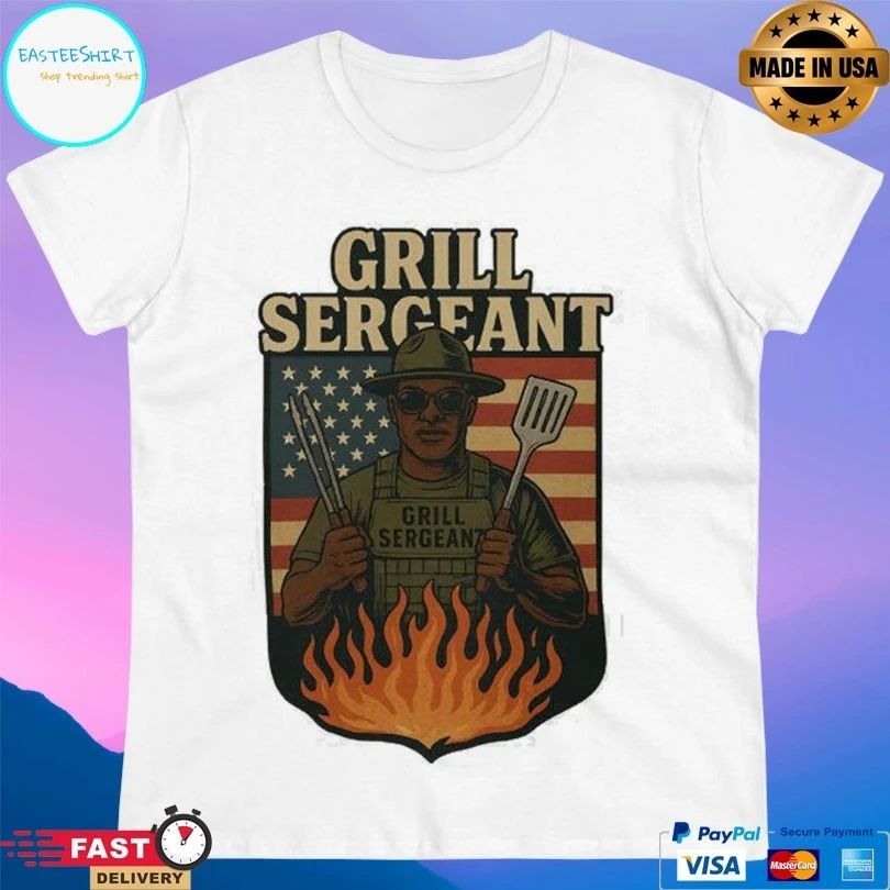 Grill Sergeant Graphic American T-shirt
