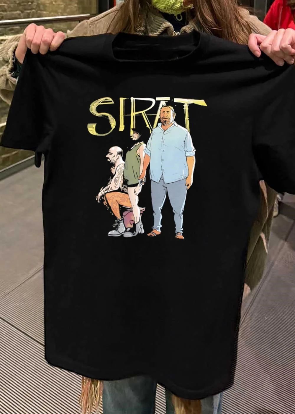 Illustrated by Koji Morimoto Three People Standing and Sitting SIRAT T-Shirt