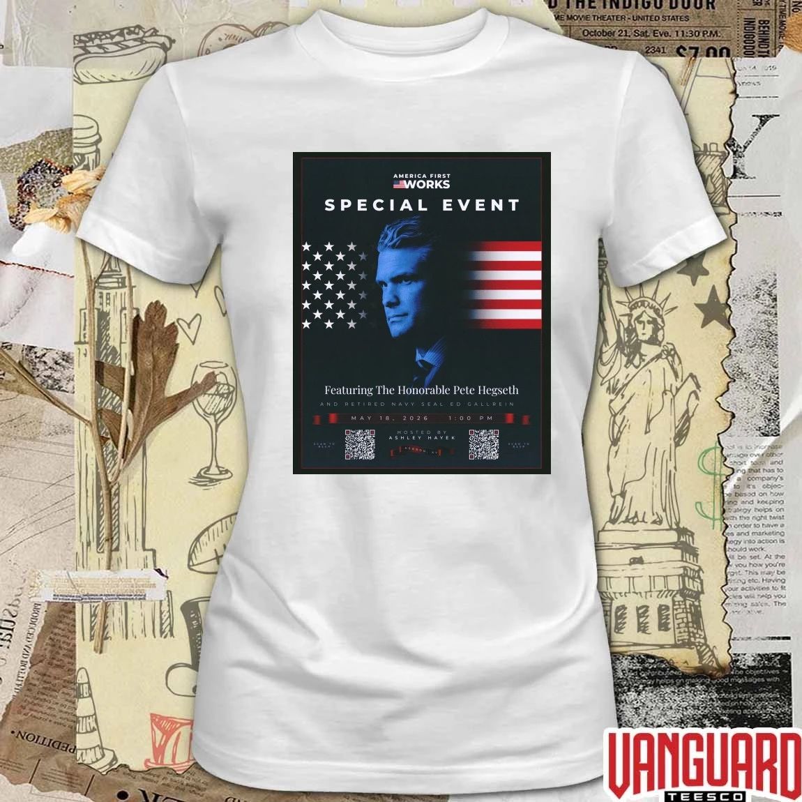 America First Works Special Event Ft The Honorable Pete Hegseth May 18 2026 Poster t-shirt