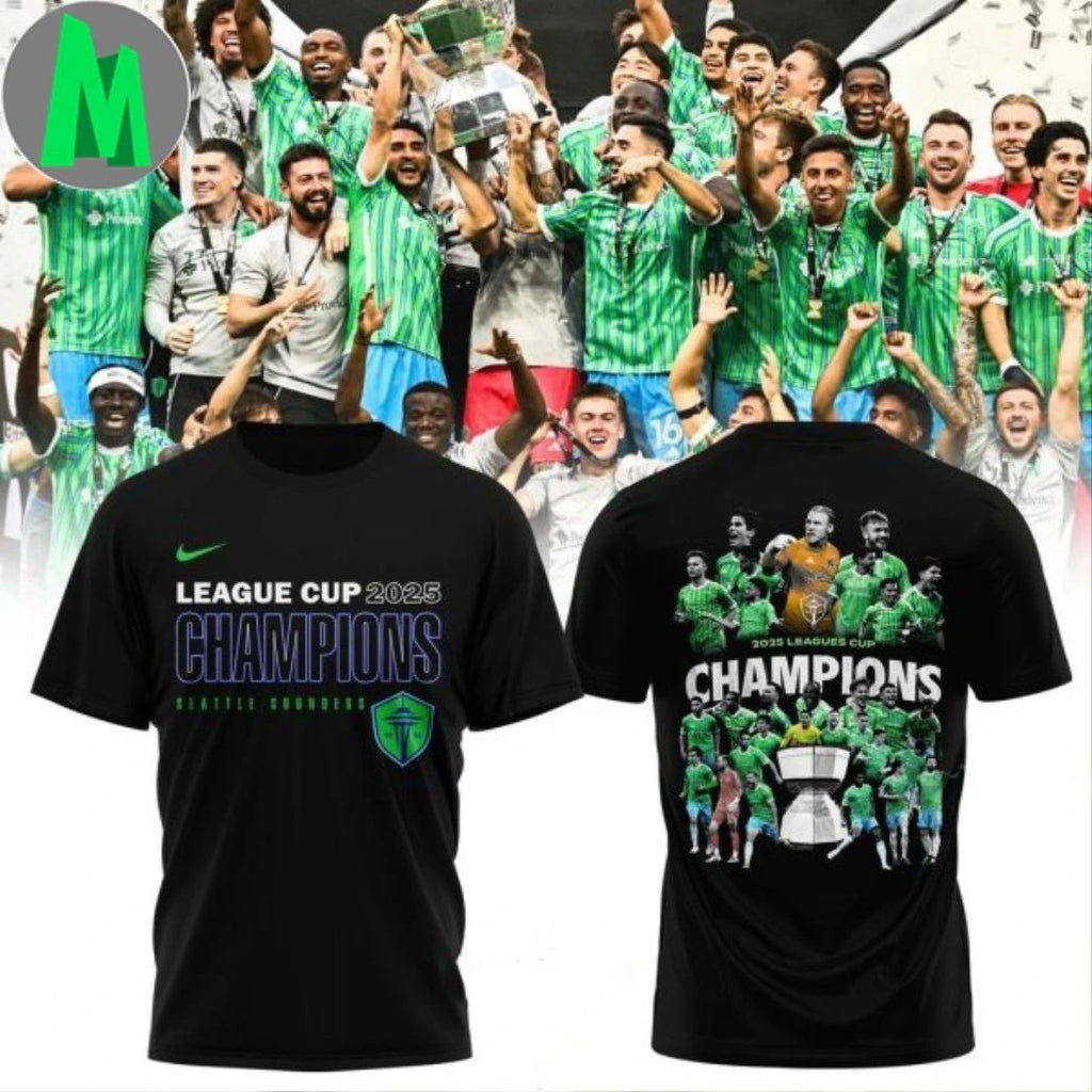 Seattle Sounders F.C League Cup Champions Logo 2025 T-Shirt
