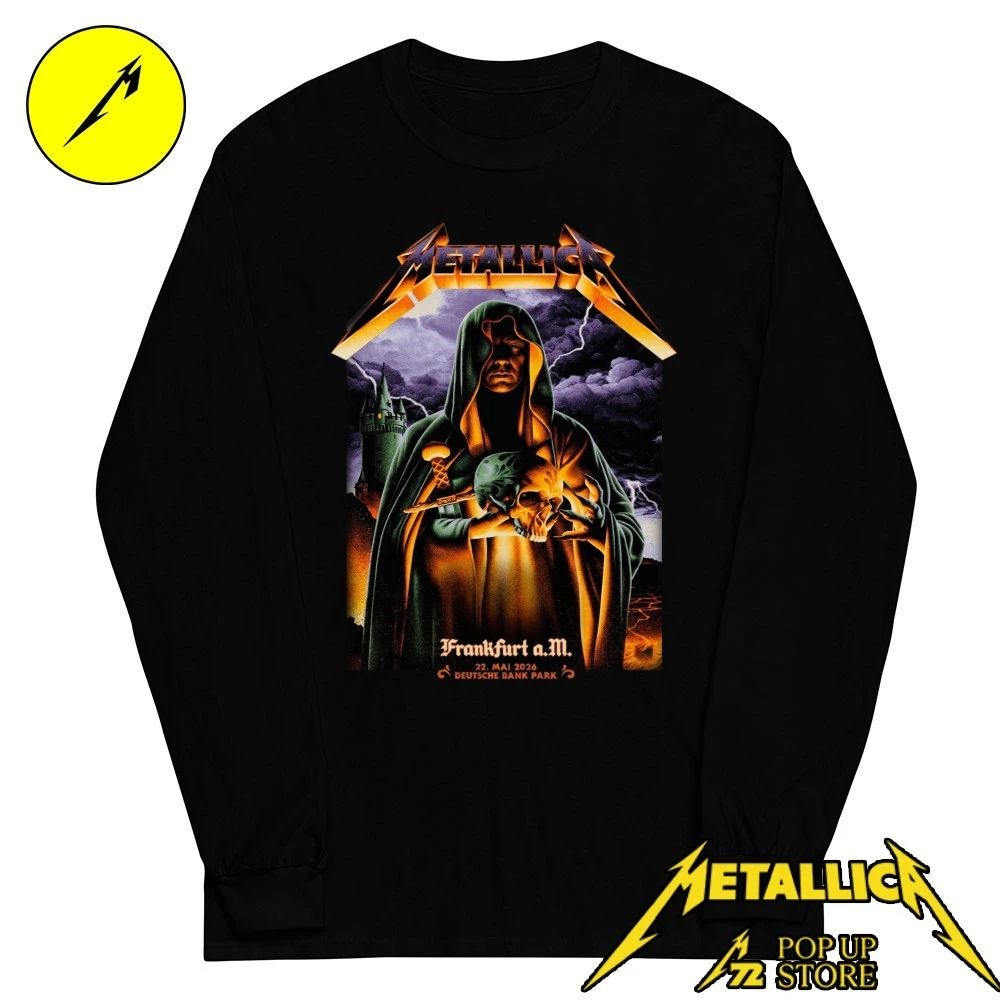 M72 Frankfurt Pop-Up Metallica Poster Max Löffler Design For May 22, 2026 In Frankfurt, Germany At Deutsche Bank Park Shirt