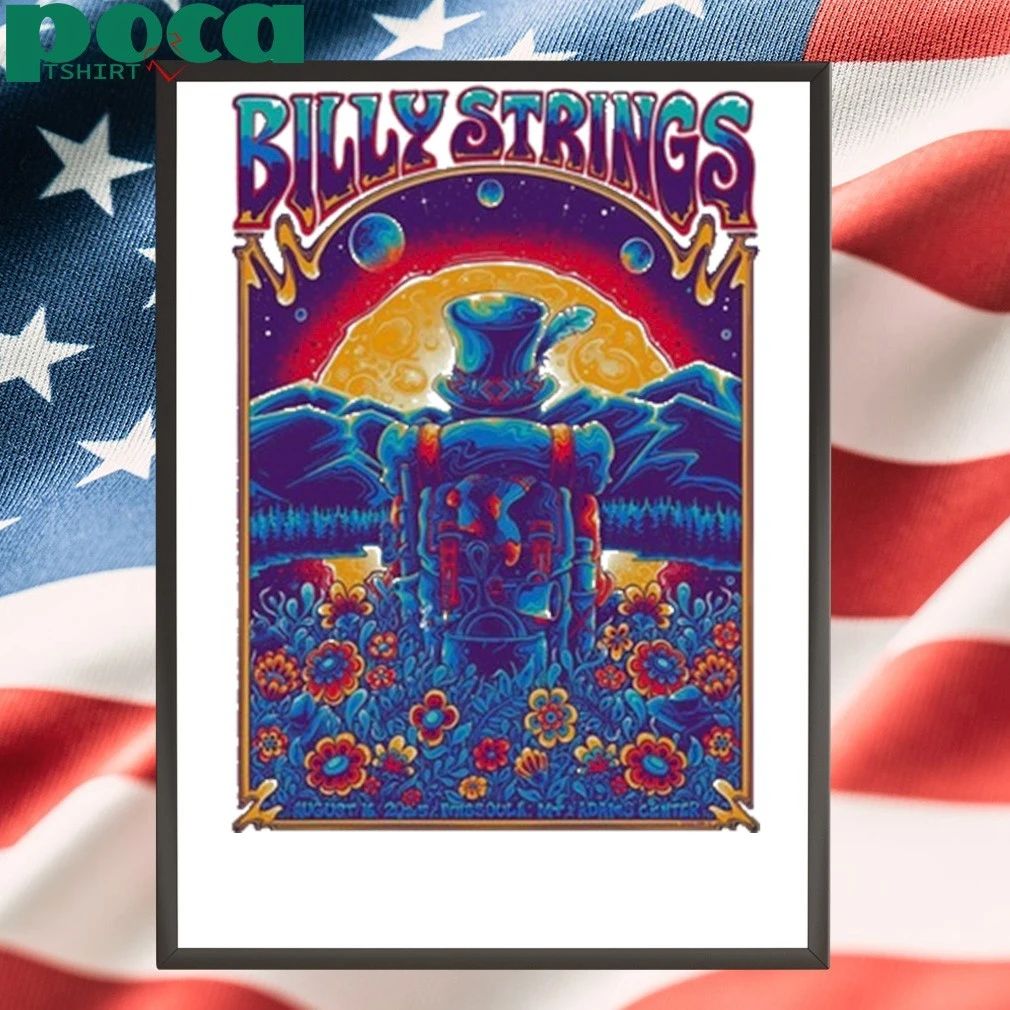 Billy Strings Missoula MT August 16 2025 Tour Shirt