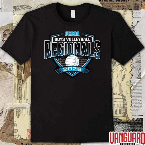 2026 OHSAA Boys Volleyball Regionals Pop Up Shop t-shirt