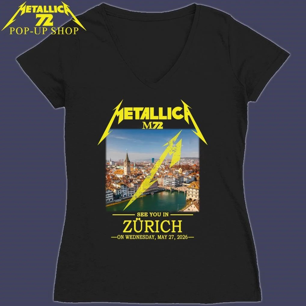 Metallica M72 See You In Zürich On Wednesday May 27, 2026 T-Shirt