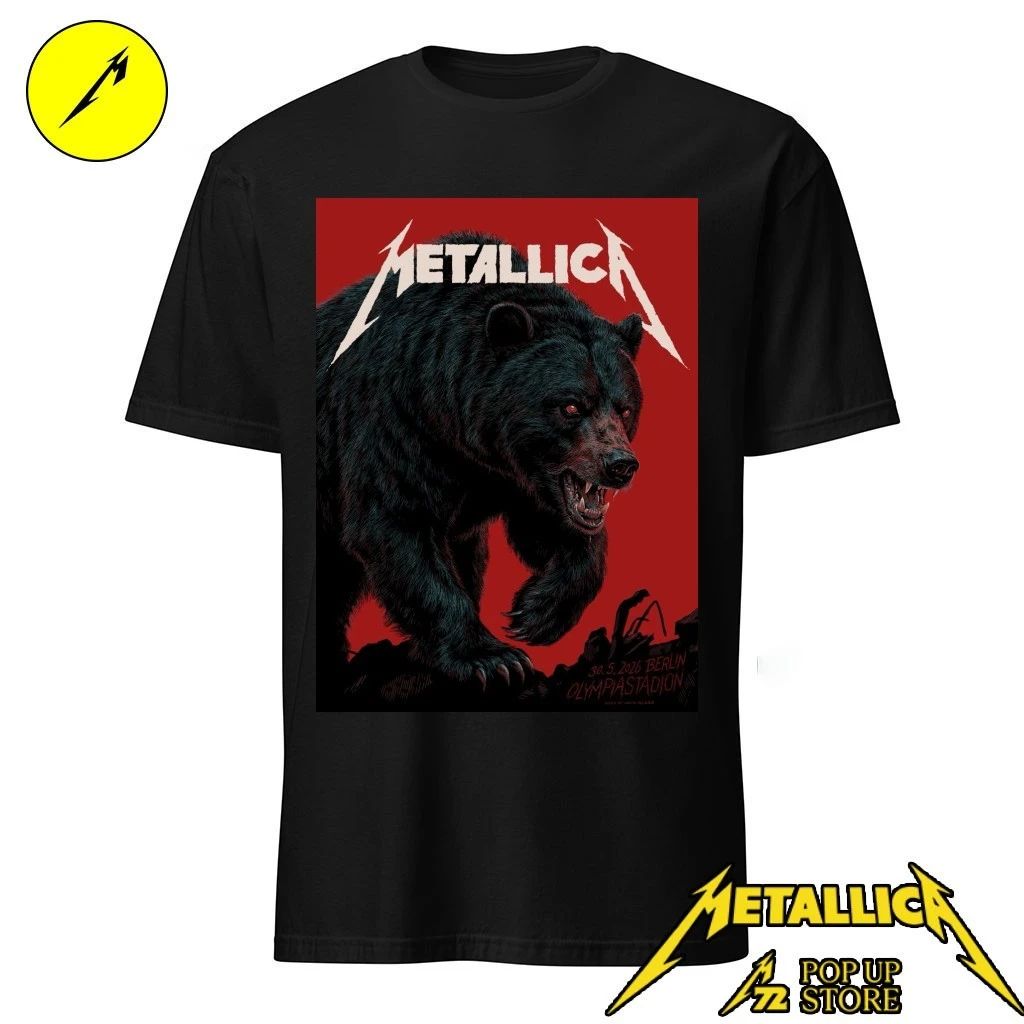 Metallica M72 Berlin Pop Up Shop May 30, 2026 Poster By Janta Island T-Shirt