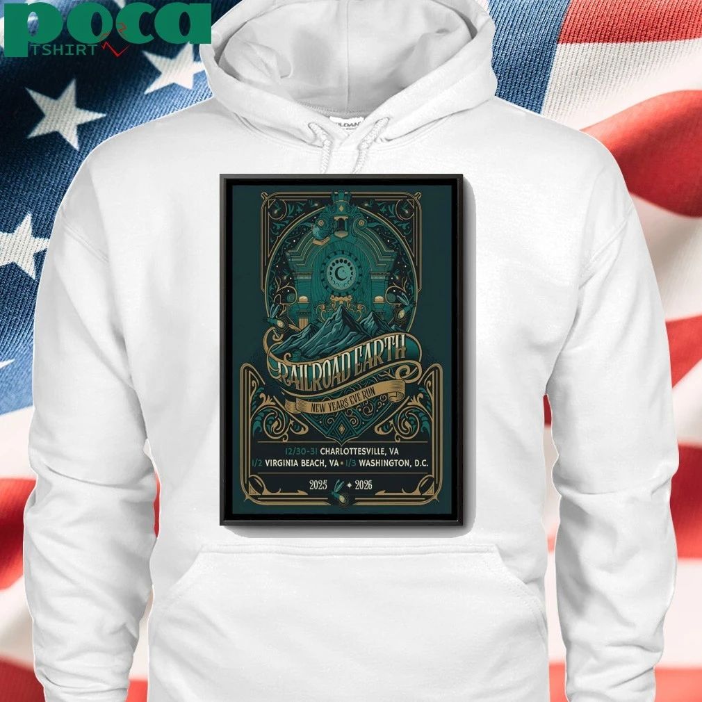 Railroad Earth 1.3.2026 Washington D.C Poster shirt