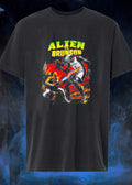 Alien vs Brunson Jalen Fighting Wemby New York Spurs NBA T-Shirt