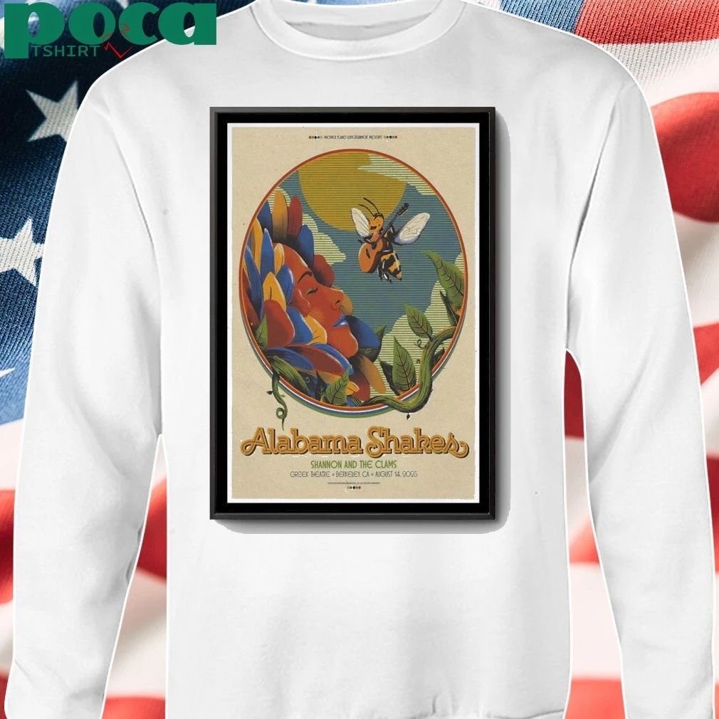 The Greek Theatre-U.C Berkeley Berkeley, CA August 14 2025 Alabama Shakes shirt