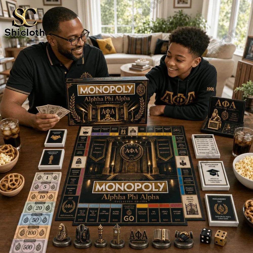 Alpha Phi Alpha Collector’s Edition Monopoly Board Game