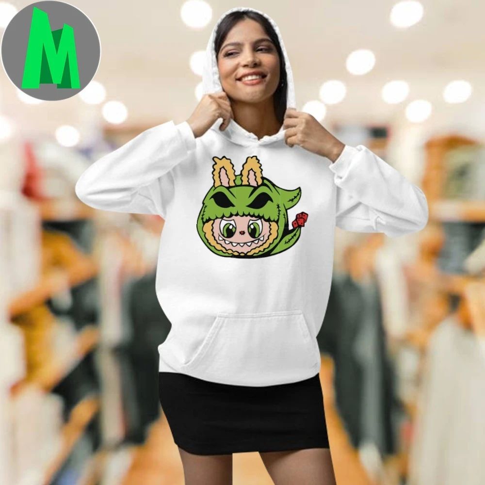 Labubu oogie boogie head green oogie boogie T-Shirt