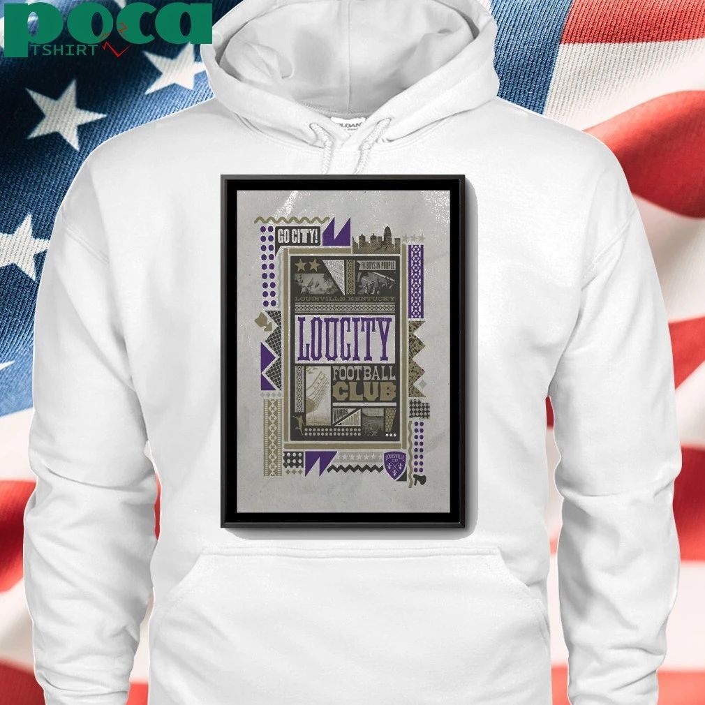 Louisville, Kentucky LouCity Football Club Poster shirt