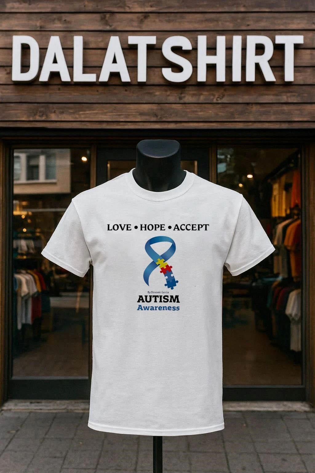Donavin garcia linden fmba autism awareness shirt
