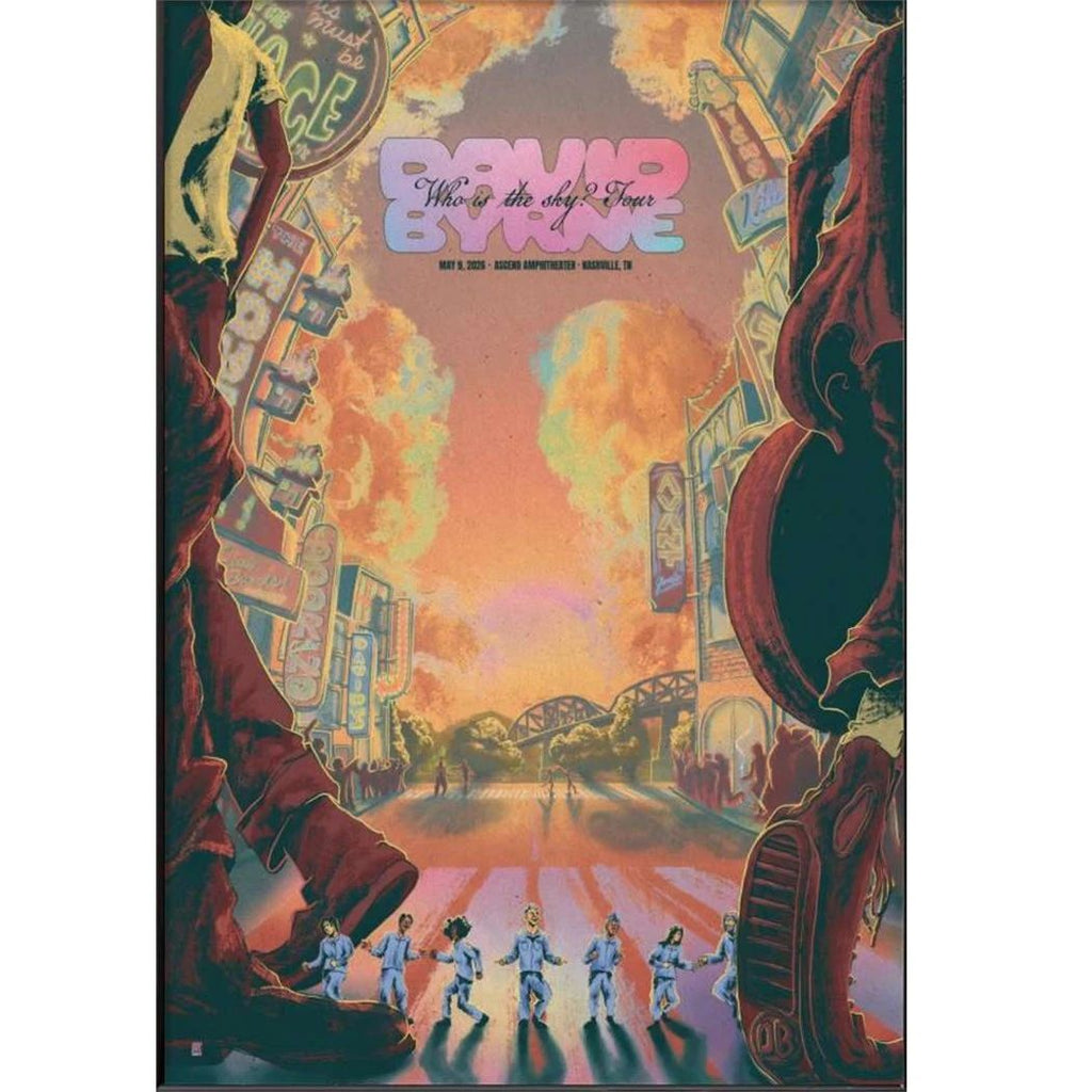 David Byrne May 9 2026 Ascend Amphitheater Nashville TN Poster
