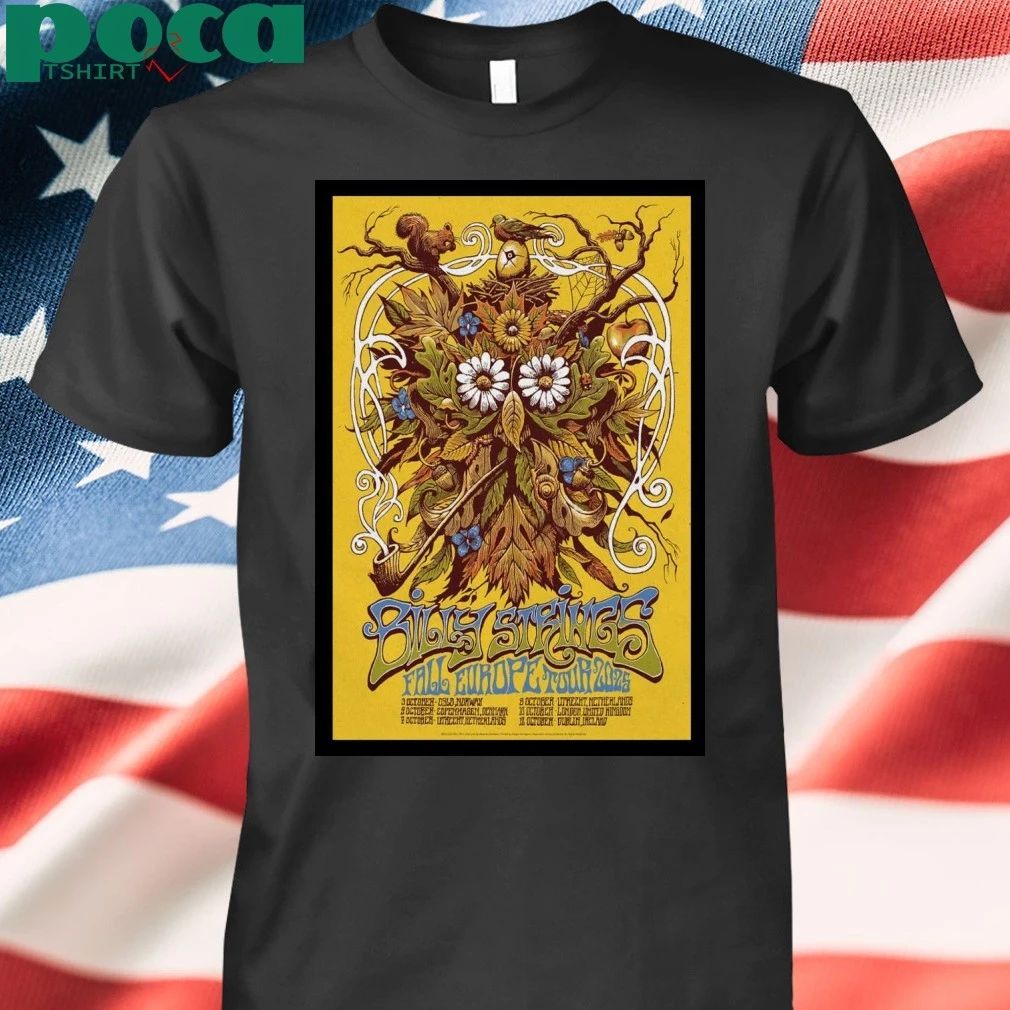 Billy Strings Fall Europe Tour 2025 Poster Shirt