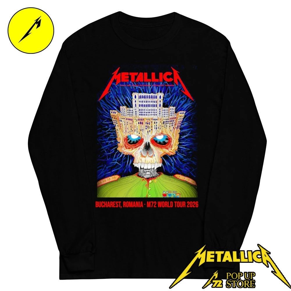 Metallica M72 Bucharest at Arena Națională, Romania Skull Palace by Matei Apostolescu Shirt